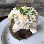 jacket potato cheese & spring onion